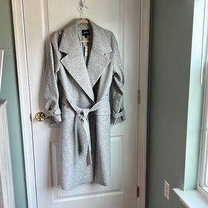 NWT Express Gray lightweight winter/fall trench size L